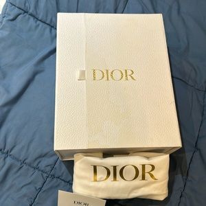 Dior dust bag and box